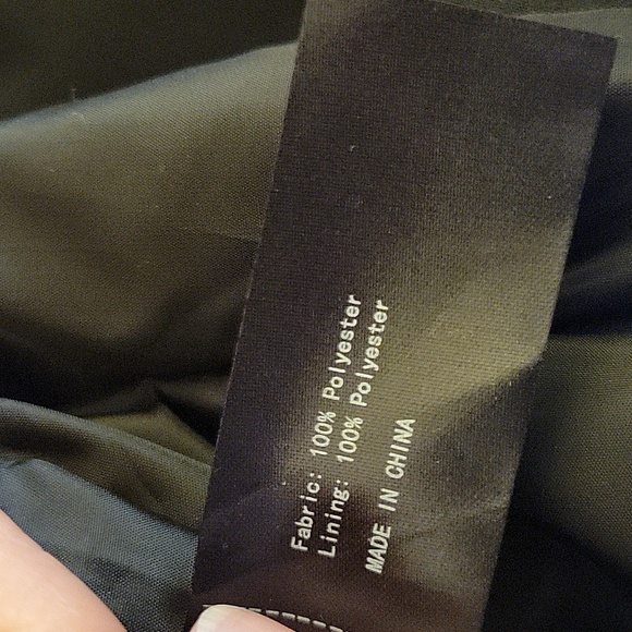 Creatmo US black trench cost double breasted overcoat belted detach hood…S NEW - Picture 12 of 14